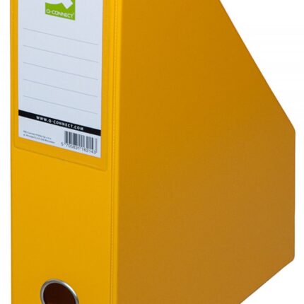 Pojemnik na dokumenty Q-CONNECT, PVC, A4/76, żółty