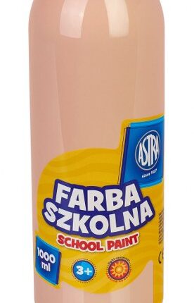 Farba szkolna Astra 1000 ml - cielista