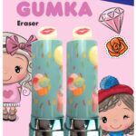 Gumka zapachowa w kształcie szminki ASTRA PASTEL LINE - 2 szt. blister