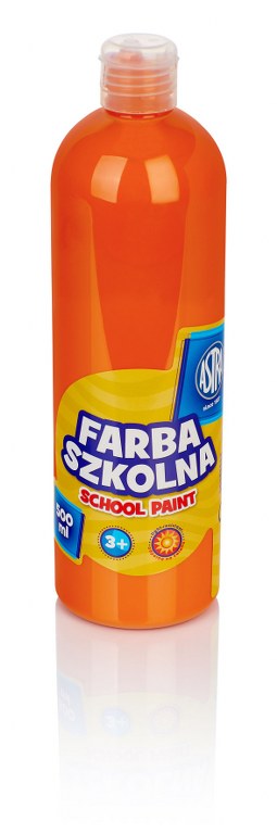 Farba szkolna Astra 500 ml - pomarańczowa Farba szkolna Astra 500 ml - pomarańczowa - obrazek 1