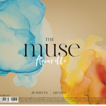 Blok do akwareli A4 20k, "The muse aquarelle"