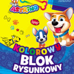 Blok kolorowy barwiony w masie ASTRAPAP A4 80g 15 ark "Astrino"