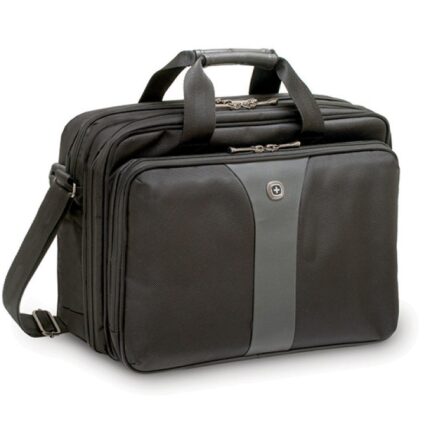 Torba na laptopa WENGER Slim Legacy, 16", 400x310x180mm, czarna/szara