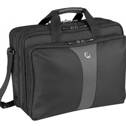 Torba na laptopa WENGER Legacy, 17", 420x320x210mm, czarna/szara