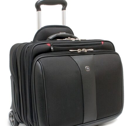 Torba pilotka WENGER Patriot, 17", zestaw 2w1, 430x410x310mm, czarna/szara