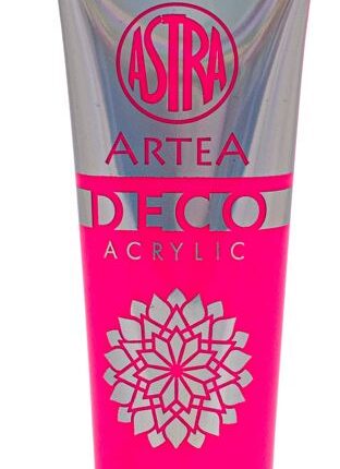 Farba akrylowa DECO ARTEA 75 ml tuba - Neonowy Różowy