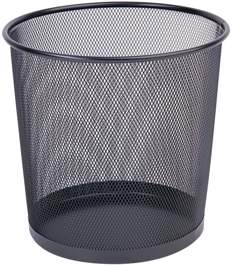 88631-32484-kosz_na_smieci_q_connect_office_set_metalowy_1-800w-1 Kosz na śmieci Q-CONNECT Office Set, metalowy, 12l, czarny - obrazek 1