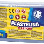 Plastelina Astra 1 kg błękitna