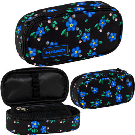 Piórnik HEAD BLUE FLOWERS, AC6