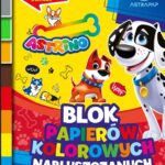 Blok papierów kolorowych nabłyszczanych ASTRINO A5, 50k