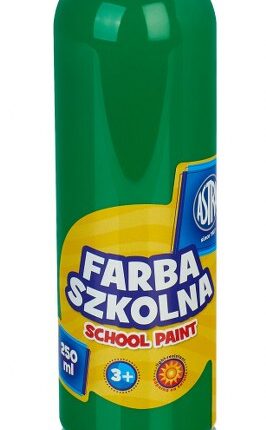 Farba szkolna Astra 250 ml - zielona jasna