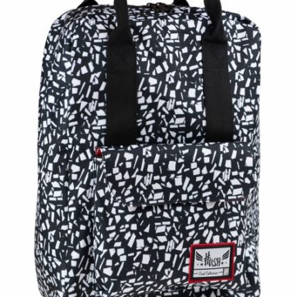 Torba- Plecak 2w1 Black Terrazzo Hash 3