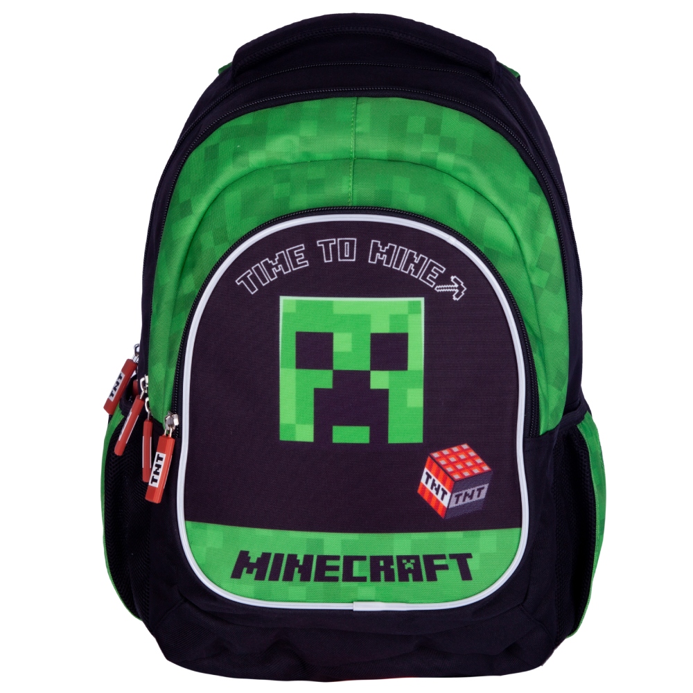 PLECAK MINECRAFT TIME TO MINE, AB330 DLA CHŁOPAKA KLASA 1 - 3 PLECAK MINECRAFT TIME TO MINE, AB330 DLA CHŁOPAKA KLASA 1 - 3 - obrazek 1
