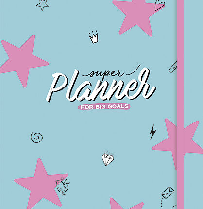 Brulion A5 kropka+linia+bez zadruku 96k, "Super Planner"