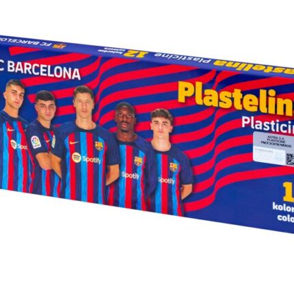 Plastelina szkolna FC Barcelona 2023 - 12 kolorów