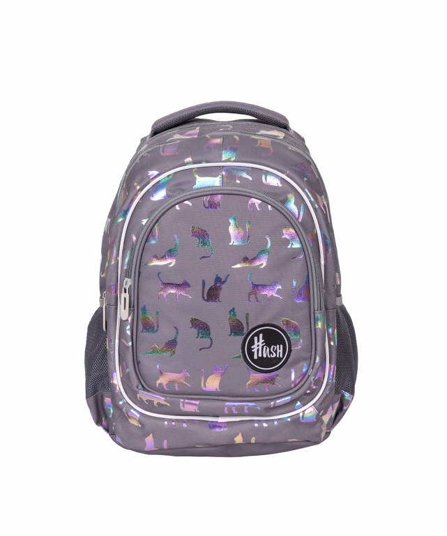 PLECAK HASH HOLO EFFECT ULTRAVIOLET CATS, AB330 DLA DZIEWCZYNKI KLASA 1 - 3 PLECAK HASH HOLO EFFECT ULTRAVIOLET CATS, AB330 DLA DZIEWCZYNKI KLASA 1 - 3 - obrazek 1
