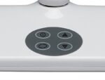 Lampka LED na biurko MAULwork, 21W, ze ściemniaczem, mocowana zaciskiem, biała - obrazek 6