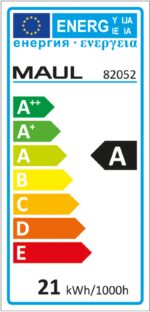 Lampka LED na biurko MAULwork, 21W, ze ściemniaczem, mocowana zaciskiem, biała - obrazek 9