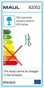 Lampka LED na biurko MAULwork, 21W, ze ściemniaczem, mocowana zaciskiem, biała - obrazek 10