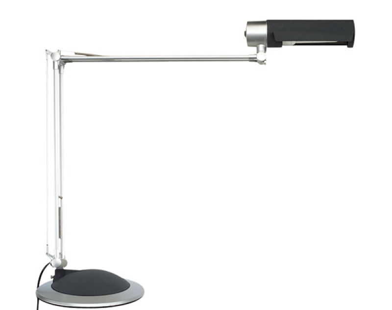 95350-17330-lampka_energooszczedna_na_biurko_mauloffice_20-800w-1 Lampka energooszczędna na biurko MAULoffice, 20W, mocowana zaciskiem, srebrno-czarna - obrazek 1