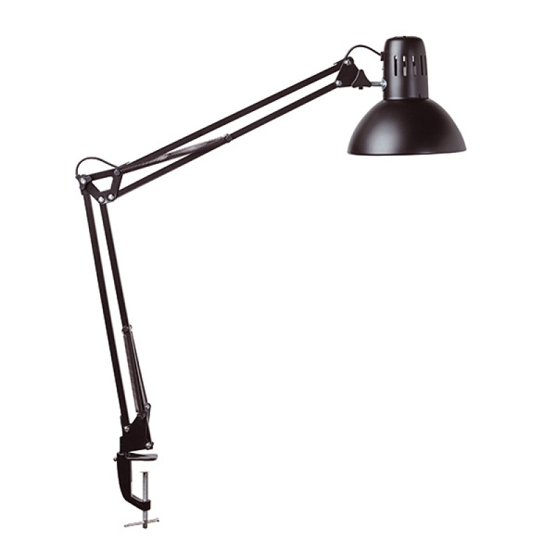 95357-20305-lampka_energooszczedna_na_biurko_maulstudy_bez-800w Lampka energooszczędna na biurko MAULstudy, bez żarówki, mocowana zaciskiem, czarna - obrazek 1