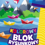 Blok kolorowy barwiony w masie ASTRAPAP A4 80g 15 ark