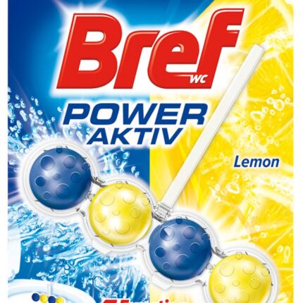 Kulki toaletowe BREF Power Aktiv Lemon, 50g