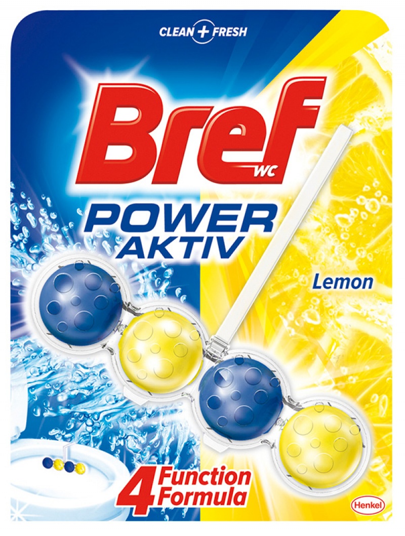 97404-63075-kulki_toaletowe_bref_power_aktiv_lemon_50g-800w Kulki toaletowe BREF Power Aktiv Lemon, 50g - obrazek 1