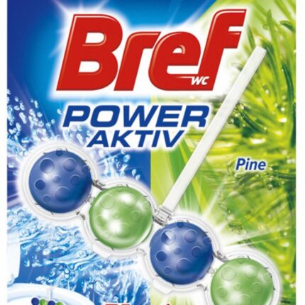 Kulki toaletowe BREF Power Aktiv Pine, 50g