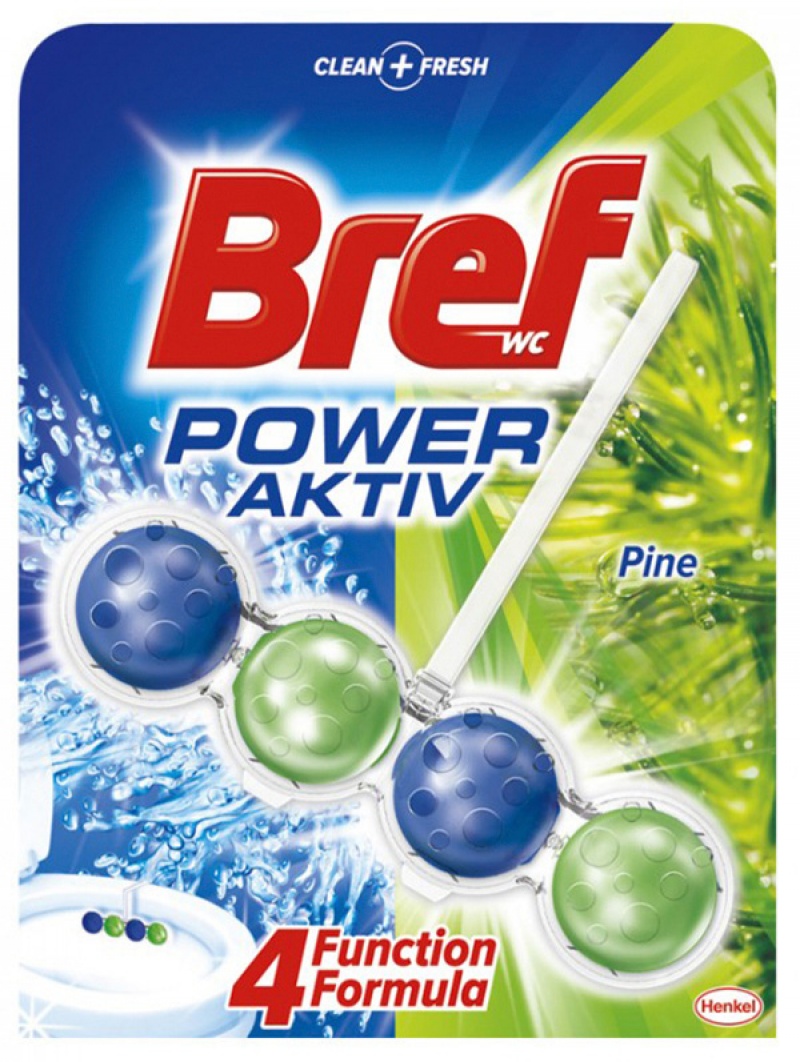 97406-63077-kulki_toaletowe_bref_power_aktiv_pine_50g-800w Kulki toaletowe BREF Power Aktiv Pine, 50g - obrazek 1