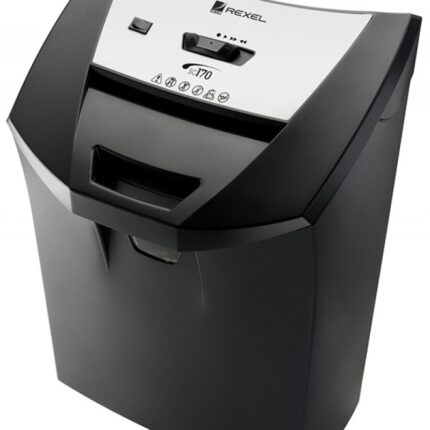 Niszczarka REXEL Officemaster SC170, paski, P-2, 13 kart., 22l, karty kredytowe, czarna