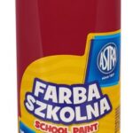 Farby szkolne Astra 1000 ml - czerwona ciemna