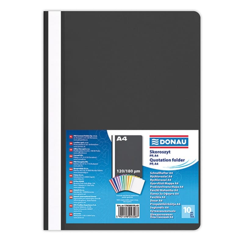 99873-14799-skoroszyt_donau_pp_a4_standard_120_180mikr_cza-800w-1 Skoroszyt DONAU, PP, A4, standard, 120/180mikr., czarny (opakowanie 10 szt.) - obrazek 1