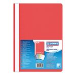 Skoroszyt DONAU, PP, A4, standard, 120/180mikr., czerwony