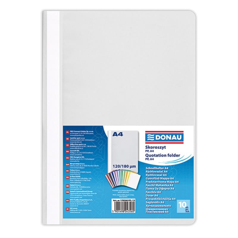 99880-14806-skoroszyt_donau_pp_a4_standard_120_180mikr_sza-800w-1 Skoroszyt DONAU, PP, A4, standard, 120/180mikr., szary (opakowanie 10 szt.) - obrazek 1