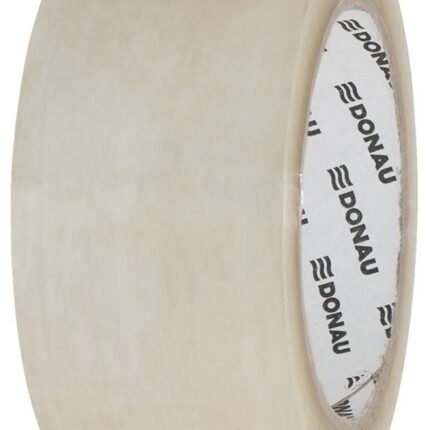 Taśma pakowa DONAU Hot-Melt , 48mm, 66m, 50mikr., transparentna (opakowanie 6 szt.)
