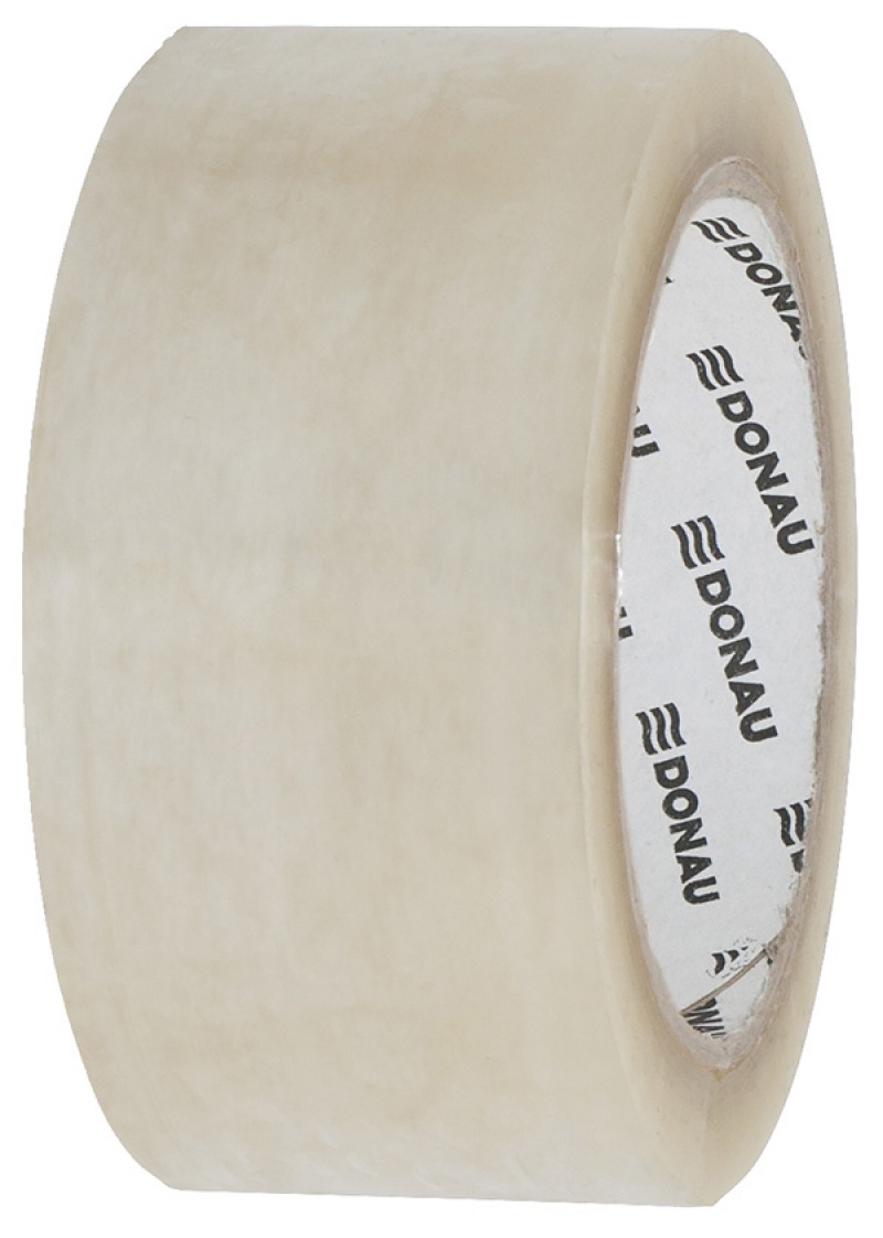 99887-63813-tasma_pakowa_donau_hot_melt_48mm_66m_50mikr_tr-800w Taśma pakowa DONAU Hot-Melt , 48mm, 66m, 50mikr., transparentna (opakowanie 6 szt.) - obrazek 1