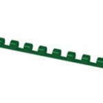 Grzbiety do bindowania OFFICE PRODUCTS, A4, 8mm (45 kartek), 100 szt., zielone