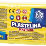 Plastelina Astra 1 kg cytrynowa