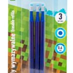 Wkłady wymazywalne niebieskie 0,6 mm ASTRAPEN Oops! PIXEL ONE - 3 szt. blister