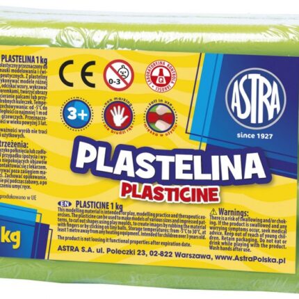 Plastelina Astra 1 kg seledynowa