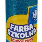 Farba szkolna Astra 250 ml - brokatowa turkusowa