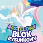 Blok kolorowy barwiony w masie ASTRAPAP PASTEL A4 80g 10 ark