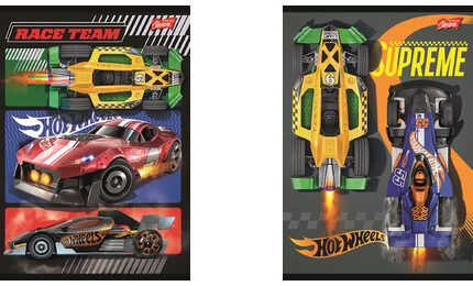 Zeszyt A4 32 kartki krata okładka laminowana 70 g/m2 HOT WHEELS