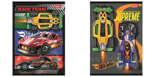 Zeszyt A4 32 kartki krata okładka laminowana 70 g/m2 HOT WHEELS Zeszyt A4 32 kartki krata okładka laminowana 70 g/m2 HOT WHEELS - obrazek 1