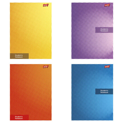 Zeszyt A5 60 kartek linia okładka laminowana lakier miejscowy UV 70 g/m2 STUDENT'S NOTEBOOK