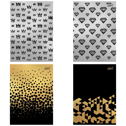 Zeszyt A5 60k linia laminowany KOLEKCJA Gold&Silver Zeszyt A5 60k linia laminowany KOLEKCJA Gold&Silver - obrazek 1