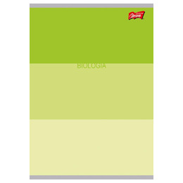 Zeszyt biologia/przyroda ze ściągą A5 60 kartek krata okładka laminowana 70 g/m2 COLOR STRIPES Zeszyt biologia/przyroda ze ściągą A5 60 kartek krata okładka laminowana 70 g/m2 COLOR STRIPES - obrazek 1