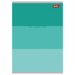 Zeszyt informatyka ze ściągą A5 60 kartek krata okładka laminowana 70 g/m2 COLOR STRIPES Zeszyt informatyka ze ściągą A5 60 kartek krata okładka laminowana 70 g/m2 COLOR STRIPES - obrazek 1