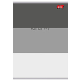 Zeszyt matematyka ze ściągą A5 60 kartek krata okładka laminowana 70 g/m2 COLOR STRIPES Zeszyt matematyka ze ściągą A5 60 kartek krata okładka laminowana 70 g/m2 COLOR STRIPES - obrazek 1